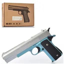 Дитячій металевий пістолет. Дитячий пістолет на пульках 1911С