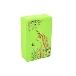 Блок для йоги Єдиноріг Bambi MS 0858-14(Green) EVA 23 х 15 х 7,5 см