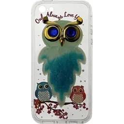 Чохол-накладка Toto TPU Case Decorative Stones IPhone 5/5S/SE Owls Cold Ice