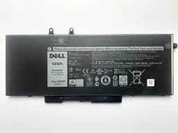 Акумулятор для ноутбука Dell Latitude 5500 4GVMP (long), 68Wh (8500 mAh), 4cell, 7.6V, Li-ion, чорний