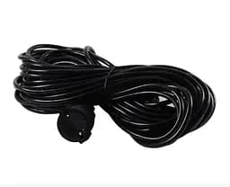 Садовый удлинитель НГ BLACK гнездо с защитой (папа+мама) ПВС (2х1,0) MAX 2кВт, медь 10м 