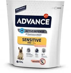 Сухий корм для собак Advance Dog Mini Sensitive 0.8 кг для собак малих порід з чутливим травленням