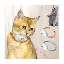 Інтерактивна іграшка дражнила розумний нашийник з лазером, Автоматична лазерна указка для кішок, котів і домашніх вихованців