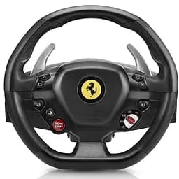Кермо гоночне ігрове Thrustmaster T80 Ferrari 488 PC/PS4 вібраційне з педалями - мініатюра 2