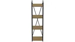 Етажерка 4/34 Ferrum-decor Серії Коннект 120x34x28 чорний ДСП Дуб Артізан 16мм (FRD-104273) - мініатюра 7