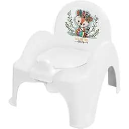 Горщик-стілець Tega Baby дитячий Wild&Free Little Fox white green
