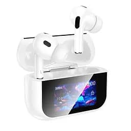 Бездротові TWS навушники Hoco EW79 Bright with Touch Screen ANC White - мініатюра 3