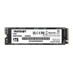 Накопичувач SSD M.2 Patriot P320 1TB NVMe 2280 Gen3.0 x4 3D TLC (P320P1TBM28)