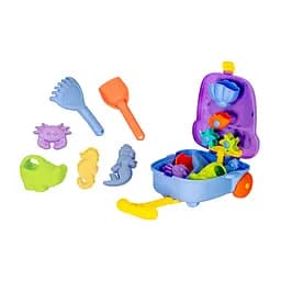 Набір для гри в піску в валізі 8 ел. Baby Team (9515_бузковий)