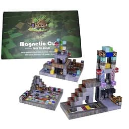 Магнитный конструктор Minecraft Шахта на 224 детали (H012)