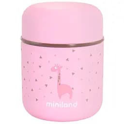 Термос для їжі Miniland Silky Food Mini, 280 мл, рожевий (89245)