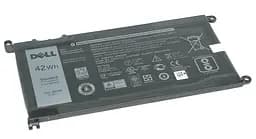 Акумулятор для ноутбука Dell 0WDX0R Inspiron 15-5538 11.4V Black 3500 mAh