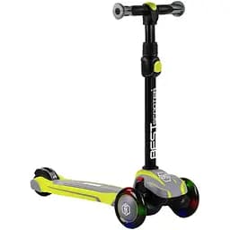 Самокат Best Scooter 80х60х28 см Зелено-серый 000231418