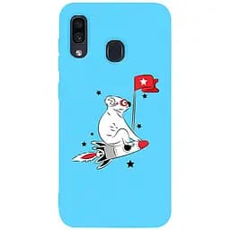Чохол-накладка Toto Matt TPU 2 mm Print Case Samsung Galaxy A20/A30 #46 Koala Sky Blue