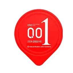 Презервативи ультратонкі Olo 0,01 RED для чутливості 3 шт