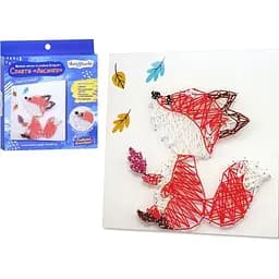 Набір для творчості Limo Toy Лисичка малюнок ниткою за технікою Strsng-Art M5872UA 