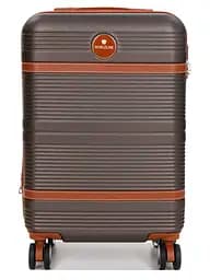 Валіза маленька S ABS-пластик Worldline Airtex 629 56×36×22см 38л Коричнева - мініатюра 3