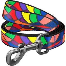 Поводок для собак Waudog Nylon нейлоновый, рисунок "Витраж"