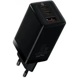 Мережевий зарядний пристрій Baseus GaN3 Pro Fast Charger 2C+U на 65 W (CCGP050101)