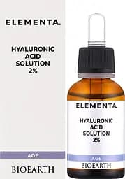 Сироватка Bioearth Elementa AGE Hyaluronic Acid 2% 15 мл - мініатюра 3