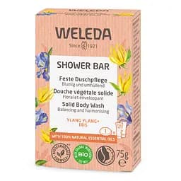 Твердый арома-бар для душа Weleda Иланг-иланг и Ирис, 75 г (006245X9)