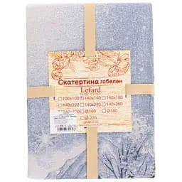 Скатертина Lefard Home Textile Bernard Lurex гобеленова, кругла, 140х140 см (732-270) - мініатюра 2