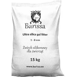 Силикагелевый наполнитель Barissa для кошачего туалета 15 кг