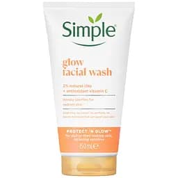 Засіб для вмивання очищувальний Simple Protect 'N Glow Glow Facial Wash 150 мл