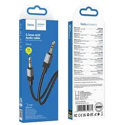 Кабель Hoco UPA32 Clever audio cable AUX Black - мініатюра 2