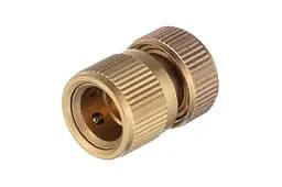 Конектор латунний на шланг поливальний Intertool Storm 1/2 x 1/2