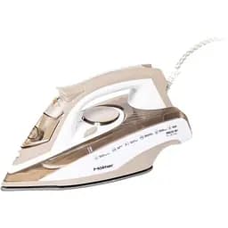 Утюг Holmer HIТ-2642, Beige, 2600W, тефлон, паровой удар 140 г/мин, постоянная подача пара 40 г/мин, вертикальное отпаривание, очистка от накипи, антикапля