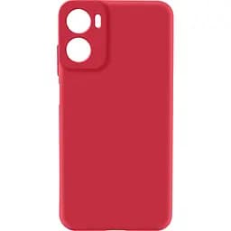 Чохол MAKE Motorola G05/E15 Silicone Plum Red
