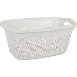 Кошик для білизни Violet House Віолетта White, 40 л, білий (1013 Віолетта W 40 л)