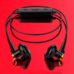 Навушники Bluetooth Hoco ES21 Wonderful sports, 60 mAh, 3.5 h black - мініатюра 3