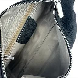 Жіноча чорна маленька чорна сумка Olivia Leather B24-W-2032A - мініатюра 2