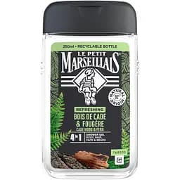 Гель для душу Le Petit Marseillais Cade Wood & Fern 4 в 1, 250 мл