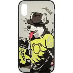 Чохол-накладка PUZOO TPU Case with UV Printing Hip Hop iPhone X RAP Alaskan Grey - мініатюра 6