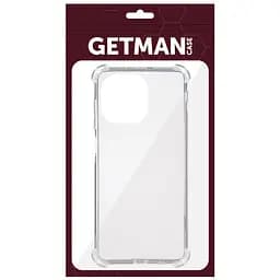 TPU чохол GETMAN Ease logo посилені кути для ZTE Blade A73 4G Безбарвний (прозорий) - мініатюра 4