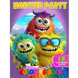 Раскраска для детей Jumbi Monster Party А05122406 формат А4