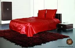 Наволочка червона 50х70 см атлас