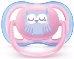 Пустушка Philips Avent Ultra Air з декором для дівчинки, 0-6 місяців, 2 шт. (SCF085/02) - мініатюра 3
