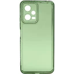 Чохол TPU Starfall Clear для Xiaomi Poco X5 5G / Redmi Note 12 5G Зелений - мініатюра 3