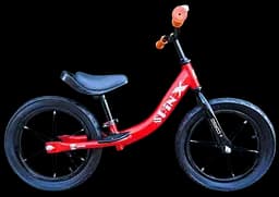 Велобег Corso Spin-X, стальная рама, колесо 14, надувные колеса, подножка, подставка для ног, звонок PX-280-14