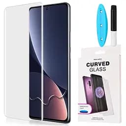 Захисне скло DK для Xiaomi 12S Ultra UV Curved 014478 clear 2 шт. - мініатюра 3