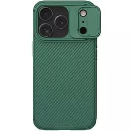 Карбонова накладка Nillkin CamShield Pro для Apple iPhone 17 Pro (6.3) Deep Green - мініатюра 2