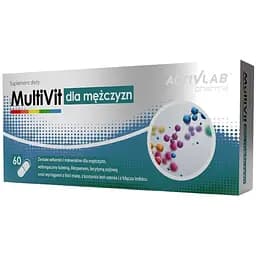 Вітаміни та мінерали ActivLab Pharma MultiVit for Men, 60 капсул