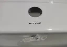 Умивальник меблевий Mixxus Premium Cubic-1503 810x460x170 мм з отвором під змішувач і переливом MP6497, Білий - мініатюра 2