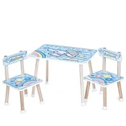 Детский Столик M 501-1 столешница 60 х 40 см, 2 стульчика