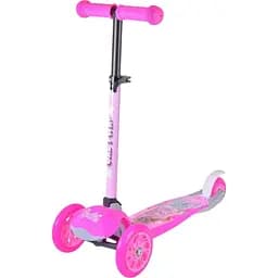 Детский самокат Bambi Barbie LS2211 с рюкзачком 17х20 см