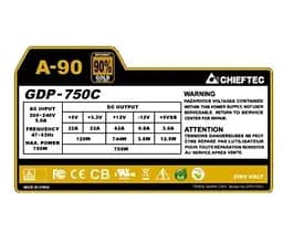Блок живлення Chieftec A-90 750W (GDP-750C) Б/в - мініатюра 6